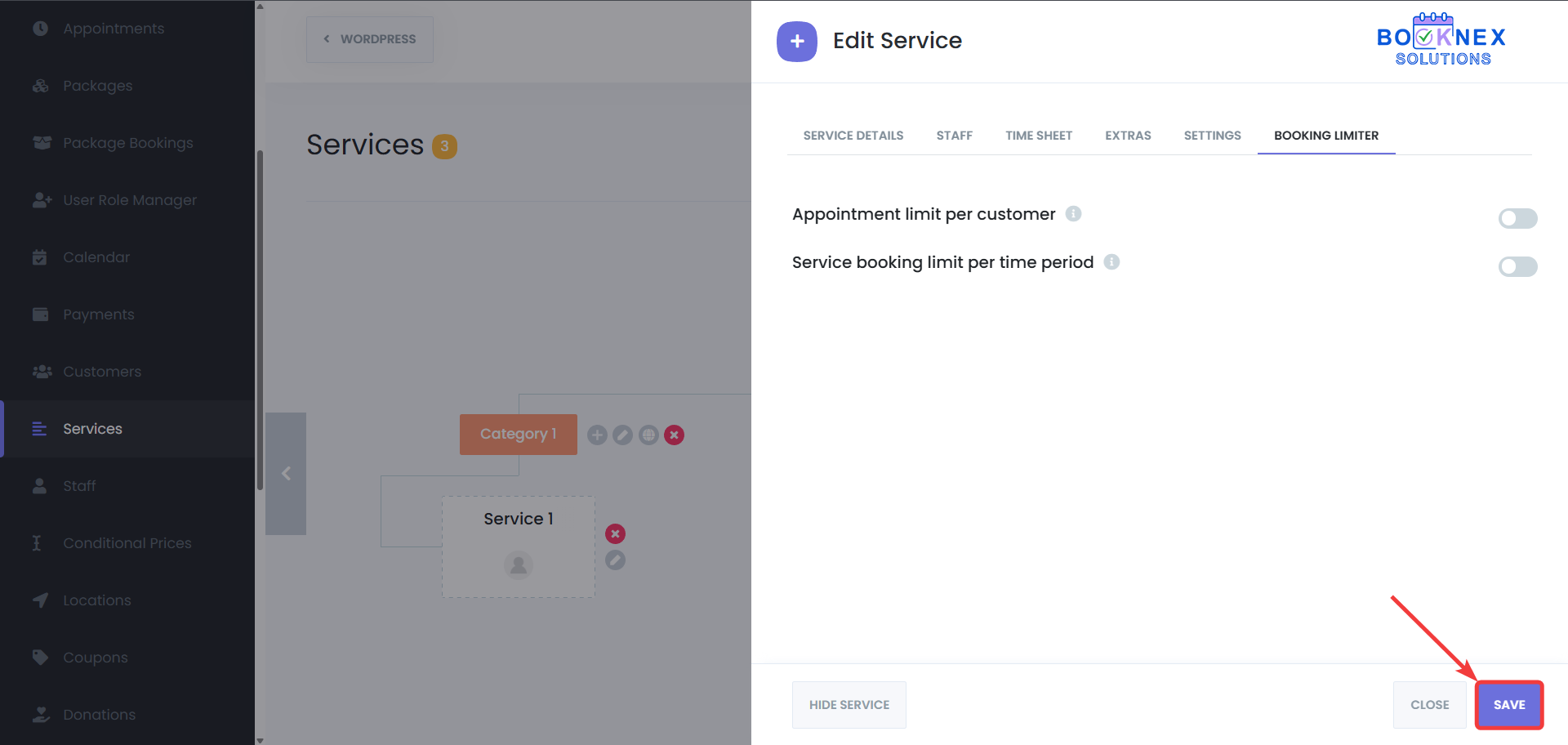 Customer Service Limits